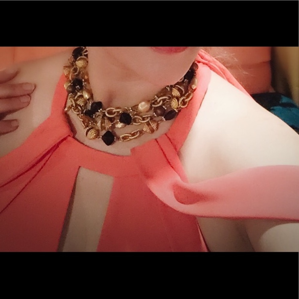 BCBG Max Azria Coral Rare Cocktail Dress $398 SZ10